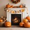 30PCS 3.5 Inches Wooden Pumpkin Cutouts Unfinished Blank Pumpkin